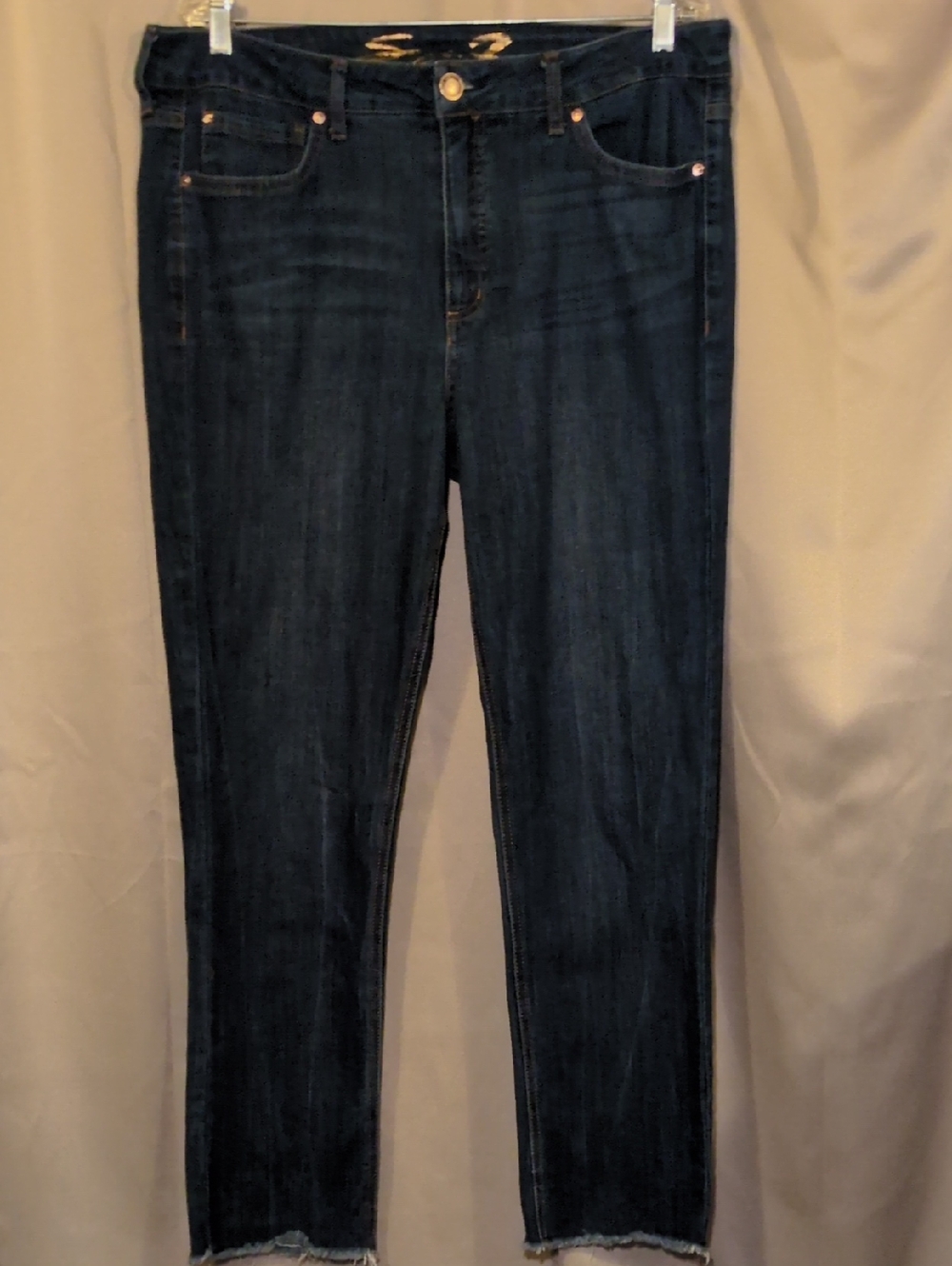 Seven7 Dark Indigo Skinny Jeans